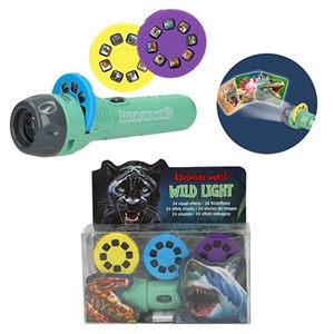 Action World - Adventure World Lygte M/Visuel Effekt