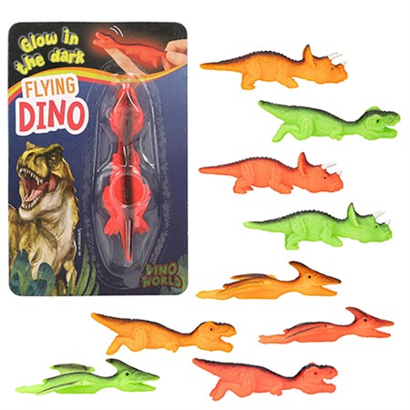 Dino World - Flyvende Dino Glow In The Dark, Ass