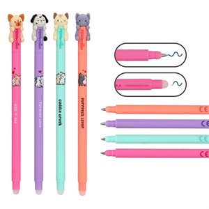 Lolli Riot - PENfection Viskbar Gel Pen m/krammebuddy, Ass.