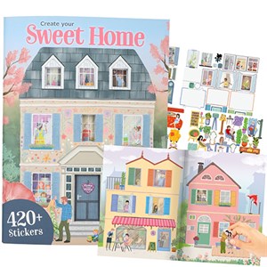 Creative Studio -  Create Your Sweet Home, Aktivitetsbog Med Stickers