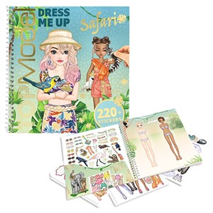TOPModel – Dress Me Up Stickersbog, Safari