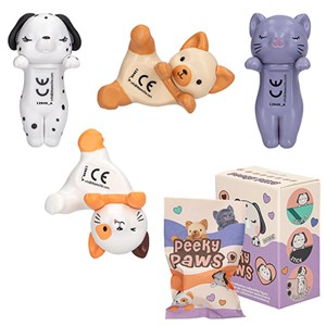 Lolli Riot - PENfection Peeky Paws Samlefigur, Ass.