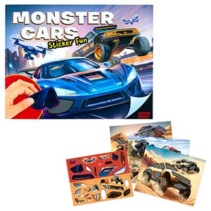 Action World - Monster Cars Sticker Fun