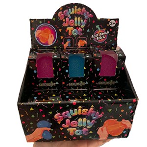 Robetoy - SQUEEZE Jelly Tot 5,5 cm., Ass.
