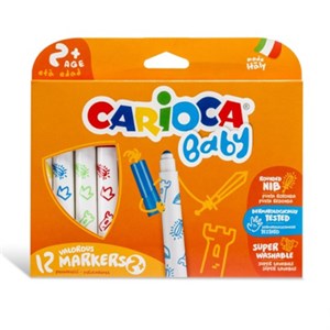 Carioca - Baby Markere 12 Stk.- Fra 2 år.
