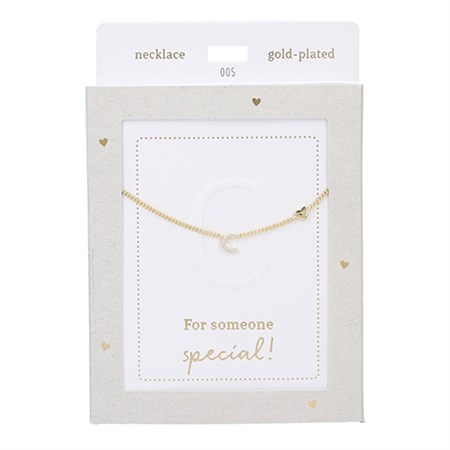 Depesche - Halskæde - Heart of Gold, Guld C