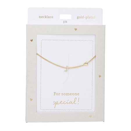 Depesche - Halskæde - Heart of Gold, Guld J