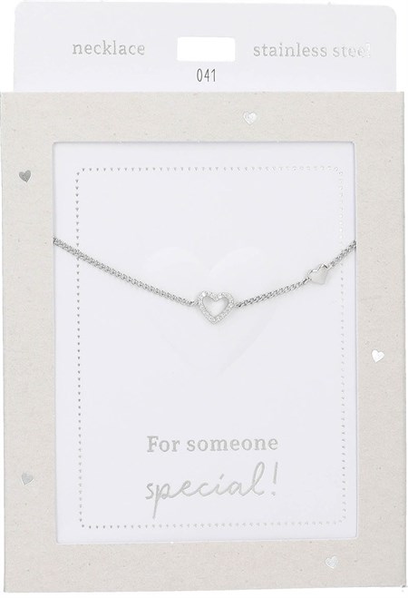 Depesche - Halskæde - Heart of Gold, Sølv Hjerte