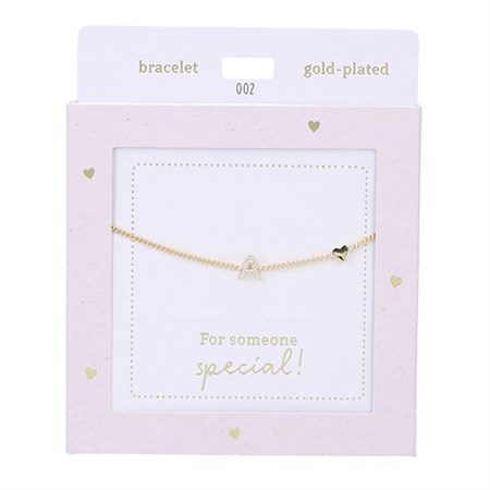 Depesche - Armbånd - Heart of Gold, Guld A