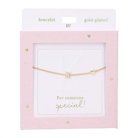 Depesche - Armbånd - Heart of Gold, Guld K