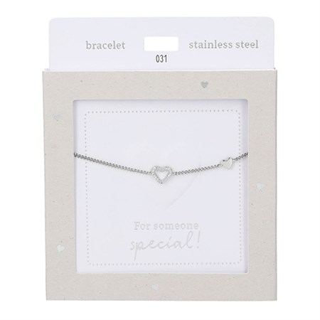 Depesche - Armbånd - Heart of Gold, Sølv Hjerte