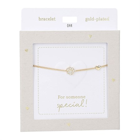 Depesche - Armbånd - Heart of Gold, Guld Pote