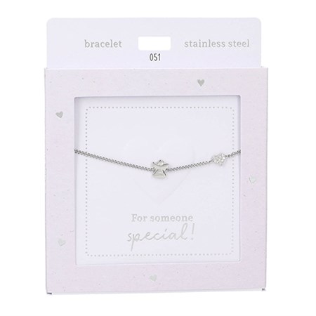 Depesche - Armbånd - Heart of Gold, Sølv Engel