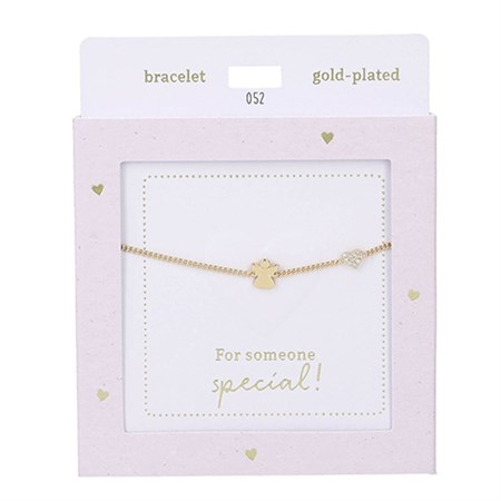 Depesche - Armbånd - Heart of Gold, Guld Engel