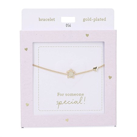 Depesche - Armbånd - Heart of Gold, Guld Skildpadde