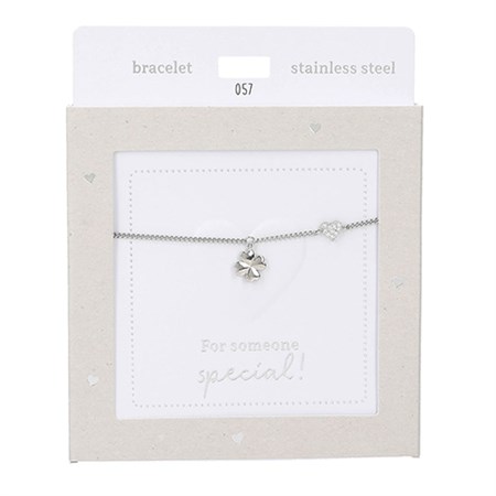 Depesche - Armbånd - Heart of Gold, Sølv Kløver