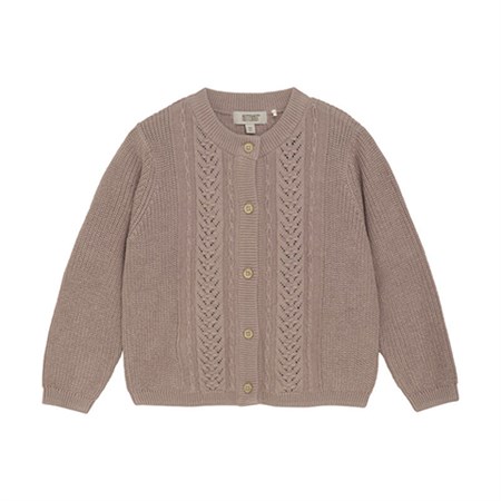 HUTTEliHUT - Cardigan Knit, Fawn