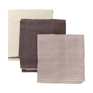 HUTTEliHUT - Muslin Cloth 3-pack 65 x 65 cm, Fawn