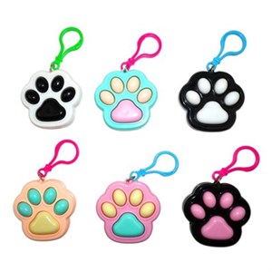 Pocket Money - Fidget Klikkepote Nøglering - Vælg Mellem 6 Varianter.