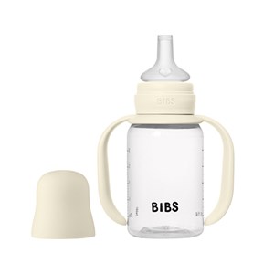BIBS - Baby Sippy Bottle Spout Silicone/Tudekop 150 ml, Ivory