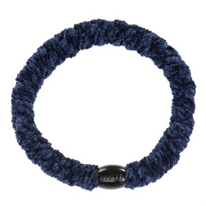 Bon Dep - Kknekki Velvet Hårelastik, Navy