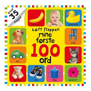 Forlaget Carlsen - Løft Flappen Mine Første 100 Ord