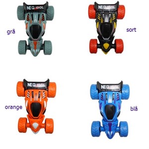 Pocket Money - 360 Stunt Spinning Friktionsbil 13,5 cm, Vælg Farve