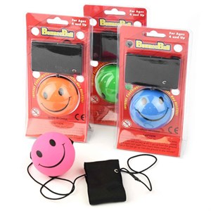 Robetoy - BALL WITH STRING 6 cm.,  Ass.