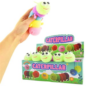 Robetoy - SQUEEZE CATERPILLAR 17 CM., Ass.