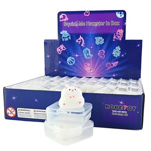 Robetoy - SQUEEZE HAMSTER IN BOX 5,5 cm