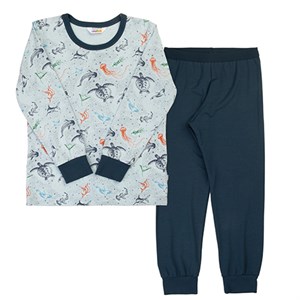 Joha - Pyjamas Sæt - Bambus, Blå