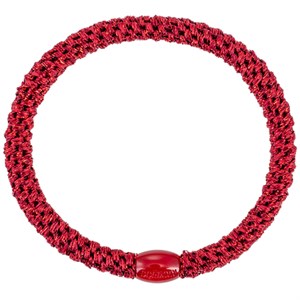 Bon Dep - KKNEKKI Slim Hårelastik, Light Bordeaux Glitter