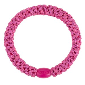 Bon Dep - Kknekki Hårelastik, Strong Pink Glitter