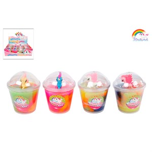 Pocket Money - Unicorn Rainbow Slime With Figure, Ass.