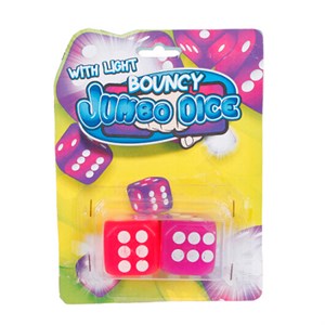 Pocket Money - Jumbo Terninger Med Lys