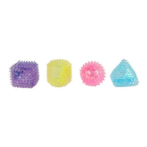 Pocket Money - Squeeze Shapes 4cm 3 stk In Net, Ass