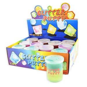 Robetoy - Putty Two-Tone Glitter/Neon, Ass.