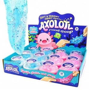 Robetoy - Putty Crystal W. Axolotl 130 g., Ass. 
