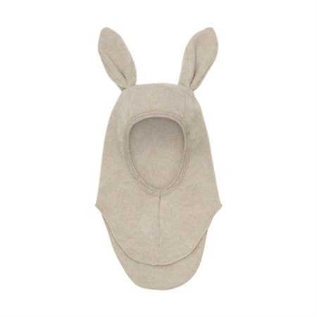 HUTTEliHUT - Balaclava Ears Wool Fleece Noos, Camel Melange