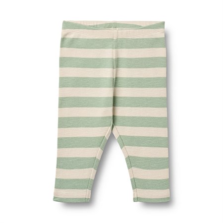 Wheat - Jersey Pants Silas, Mint Stripe