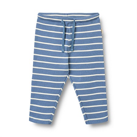 Wheat - Jersey Pants Manfred, Blue Stripe