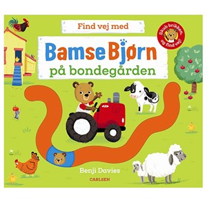 Forlaget Carlsen - Find Vej Med Bamse Bjørn, På Bondegården