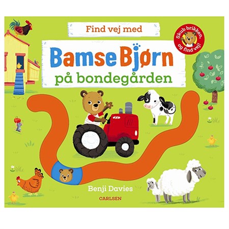 Forlaget Carlsen - Find Vej Med Bamse Bjørn, På Bondegården