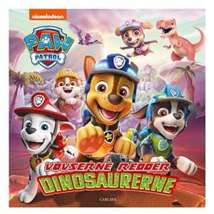 Forlaget Carlsen - Paw Patrol - Vovserne Redder Dinosauerne