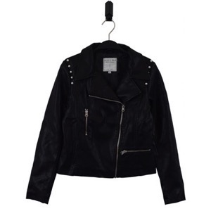 HOUNd Girl - PU Biker Jacket, Black