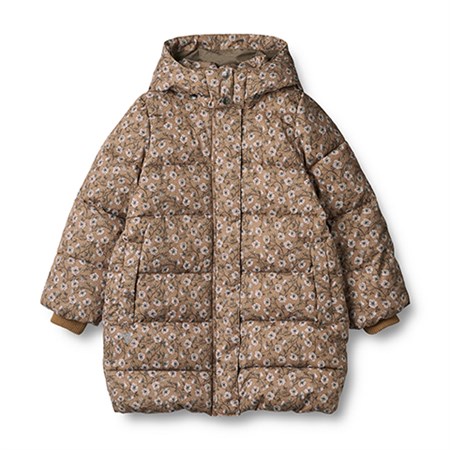 Wheat - Puffer Coat Yrsa, Caramel Anemones