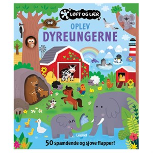 Legind - Løft Og Lær - Oplev Dyreungerne 50 Spændende Og Sjove Flapper