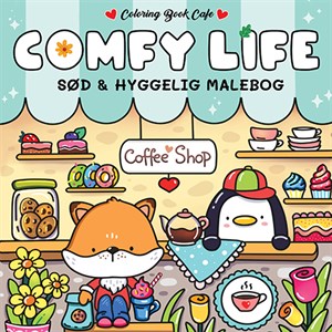 Legind - Coloring Book Cafe - Malebog:  Comfy Life - Cozy Coloring