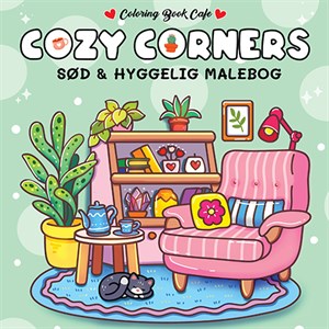 Legind - Coloring Book Cafe - Malebog:  Cozy Corners - Cozy Coloring