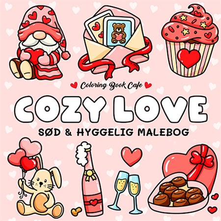 Legind - Coloring Book Cafe - Malebog:  Cozy Love - Cozy Coloring
